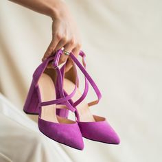 Purple Suede Short Thick-Heeled Ankle-Strap Women's Heels - 8cm  Heel Height Elevate your style with our  Purple Suede Short Thick-Heeled Ankle-Strap Women's Heels. Designed for those who love a bold pop of color and unbeatable comfort, these heels are the perfect addition to your shoe collection. Features: Vibrant black Suede: These heels are crafted from luxurious Purple  suede, offering a striking and fashionable look that turns heads wherever you go. Comfortable 5cm Heel: The short thick hee Party Suede Block Heels With Wrapped Heel, Suede Wrapped Heel Block Heels For Party, Suede Block Heels With Wrapped Heel For Party, Suede Block Heels With Wrapped Heel, Party Heels With Wrapped Heel And Cross Strap, Evening Heels With 4-inch Cross Strap, Cross Strap 4-inch Heels For Evening, Evening Heels With 4-inch Heel And Cross Strap, Evening Cross Strap Heels With 4-inch Heel