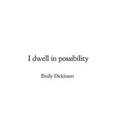 a white background with the words i dvelin in possibity