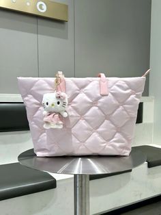 𝔇𝔢𝔱𝔞𝔦𝔩𝔰: Style: Soft girl, Clean Girl, Coquette Material: Polyester Quantity: Bag + Pendant Length: 46cm*29cm*25cm The blushed pink color is soft like a pillow, making it not only adorable but also incredibly comfortable to carry around. The kitty pendant adds a touch of whimsy to your outfit, while the spacious interior is ideal for carrying your computer and other essentials. Enjoy free shipping with the purchase of over 80$ Style Soft Girl, Pillow Making, Pink Kitty, Vintage Crossbody Bag, Back To School Sales, Sweet Peach, Cat Pendants, Costume Shop, Clean Girl