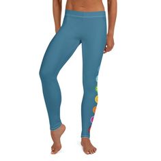 CHAKRA Leggings, Blue Symbols Chakras Yoga Pants Boho Hippie Printed Yoga Pants Cute Print Graphic W Casual Compression Yoga Pants In Blue, Blue Full-length Sports Leggings, Blue Full Length Sports Leggings, Casual Fitted Leggings For Pilates, Blue Compression Full-length Yoga Pants, Blue Compression Full Length Yoga Pants, Casual Blue Yoga Pants, Blue Fitted Elastane Leggings, Fitted Blue Elastane Leggings