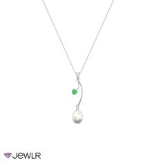 This pendant is the perfect mixture of classy and trendy. It is sleek and modern with a little edge; while still being timeless and sophisticated. The beautiful design features a sparkling stone on the shorter branch and a magnificent freshwater pearl on the longer branch. Ultimately, this pendant speaks for itself. Enchanting and unique, it is the perfect gift for the perfect woman. Elegant Pearl Drop Jewelry For May Birthstone, Elegant Pearl Jewelry With Birthstone, Elegant Pearl Birthstone Jewelry, Elegant Pearl Necklace With Birthstone, Elegant Necklace With May Birthstone, Bright Pictures, Dark Pictures, Photo Pendant, Silver Prices