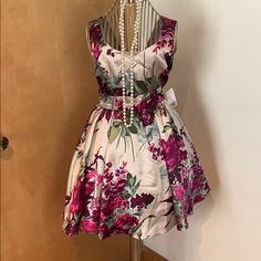 Pretty Floral Print Mini Dress. Bottom Hits Mid Thigh. Tie Back. Tulle And Lining Keep Its Form. Very Pretty. Forever 21 Floral Print Party Mini Dress, Multi Color Dress, Ethiopian Opal Ring, Print Mini Dress, Multicolor Dress, Color Dress, Purple Grey, Printed Mini Dress, Forever 21 Dresses