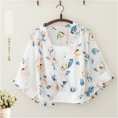 Pent Shirt For Women, Trendy Summer Blouse With Half Sleeves, Trendy Chiffon Blouse For Brunch, Summer Floral Print Chiffon Tops, White Floral Print Chiffon Tops, White Casual Chiffon Top, Casual Chiffon Shirt For Spring, Casual Chiffon Summer Shirt, Casual Chiffon Shirt For Summer