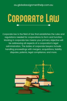 Corporate Law | Global Assignment Help Australia Student Problems, Corporate Law, Studying Law