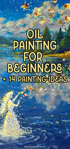 Simple Oil Paintings For Beginners, Simple Beautiful Painting Ideas, Oil Canvas Painting Ideas, Canvas Oil Painting Ideas For Beginners, Portrait Art Painting Oil, Beginner Oil Painting Step By Step, Oil Paint Painting, Oil Painting Inspo For Beginners, Landscape Ideas Painting Oil On Canvas