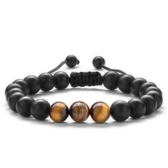 Item Type: Adjustable Beaded Bracelet, different styles Material: Tiger Eye Natural Stone Bead Diameter: 8mm / 0.31 inch Length: 16.51-23.87 cm 6.5-9.4 inch Weight: 19 g Features: Bracelets, Men’s Bracelets, Stone Beads Bracelets, Fashion Bracelets, Beads Bracelets Yoga Bracelet Beads, Yoga Beads, Balance Bracelet, Oil Diffuser Bracelet, Essential Oil Diffuser Bracelet, Tiger Eye Bracelet, Yoga Bracelet, Braided Rope, Natural Stone Bracelets