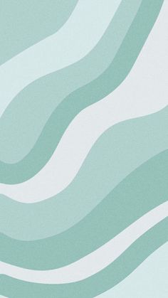 an abstract green and white wallpaper with wavy lines in the center, on a light blue background