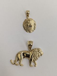 Please select pendant which one you like Price is just one pendant 14kt real gold Lion body Pendant Size 1.25 inch total height with loop Lion body 40.7*22.3 mm without loop Estimated Weight 6.8 gm  Solid style 14kt real gold Lion Face Pendant Size 1.1 inch total height with loop Lion body 18.6*16.6 mm without loop Weight 3.4 gm  Solid style Please check the picture carefully to understand the size of the pendant 100% Authentic Gold Not a gold filled or not a gold plated Never Change color or ne Gold Lion Necklace, Lion Pendant Gold, Lion Head Necklace, Lion Jewelry, Authentic Gold, Lion Necklace, Lion Pendant, Face Pendant, Gold Lion