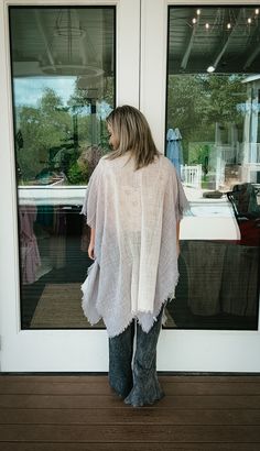 We love kimonos over here, and this one can be worn with just about anything. The muted colors mean it matches so much. Wear with shorts, jeans or even bring it with you on vacation. It makes a fantastic swimsuit coverup. One Size Fits All Length: 41" (from HPS to bottom hem)100% Cotton Made in China Clearance item are final sale. Anything ending in $.98 indicates clearance. Bohemian Summer Cover-up For Layering, Bohemian Maxi-length Kimono For Beach Cover-up, Bohemian Multicolor Kimono For Beach Cover-up, Bohemian Hand-dyed Kimono For Spring, Bohemian Kimono For Layering, One Size, Athleisure Wear, Shorts Jeans, Mean It, Bring It