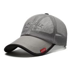 a grey and black hat with the words, love is in the air on it