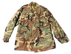 Military BDU Medium Long Field Jacket Coat Camo Camouflage Men Boys Unisex #42 Combat Camouflage Long Sleeve Outerwear, Camouflage Long Sleeve Utility Jacket For Outdoor, Long Sleeve Camouflage Combat Outerwear, Camouflage Long Sleeve Utility Jacket For Hunting, Casual Camouflage Outerwear For Hunting, Combat Style Long Sleeve Utility Jacket For Hunting, Camouflage Long Sleeve Outerwear For Outdoor, Long Sleeve Camouflage Windbreaker With Pockets, Combat Style Camouflage Outerwear With Pockets