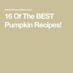 the best pumpkin recipes for fall