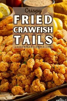 crispy fried crawfish tails are an easy and delicious appetizer for any occasion