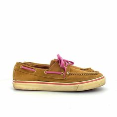 Step into effortless style and comfort with the Sperry Top-Sider Womens Corduroy Boat Shoes. Crafted from soft, durable corduroy in a charming Brown/Pink colorway, these shoes are perfect for the modern woman who values both fashion and functionality. Whether you're strolling along the shore or enjoying a casual day out, these boat shoes will elevate your look while providing the support you need.Sperry Top-Sider Womens Corduroy Boat Shoes Stylish Design: Featuring a trendy corduroy material, th Spring Suede Boat Shoes With Round Toe, Casual Brown Boat Shoes For Summer, Casual Suede Boat Shoes For Spring, Casual Suede Boat Shoes, Casual Suede Slip-on Boat Shoes, Casual Low-top Boat Shoes For Spring, Casual Brown Boat Shoes, Casual Suede Lace-up Boat Shoes, Casual Lace-up Boat Shoes