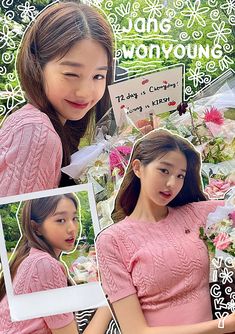 #ive #yujin #gaeul #rei #wonyoung #liz #leeseo #edit #kpop #poster #bindercover Wonyoung Poster Edit, Kpop Posters Aesthetic Pink, Wonyoung Collage, Wonyoung Poster, Kpop Birthday