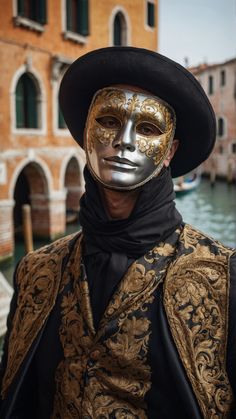 You are looking for free wallpapers of a man wearing a venetian carnival mask in venice?  FreeWallpaper24.com - Your source for exclusive high quality real and ai generated wallpaper for desktop, mobile phone and tablet... Venetian Mask Men, Venice Carnival Masks, Venetian Costumes Men, Theater Mask Aesthetic, Venice Mask Carnival, Masquerade Mask Men, Venetian Costumes, Venetian Costume, Mens Masquerade Mask