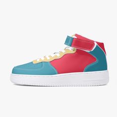 These Hi-Top sneakers now come in sizes up to 14! Custom sneakers that are stitched, not glued.         Size Chart (Imperial)       US   EU       Men   Women          -   5.5   36       -   6   37       5   7   38       6   8   39       7   9   40       7.5   10   41       8.5   11   42       9.5   -   43       10   -   44       11   -   45     About Designed For Unisex Key Features ✅ Leather upper with mesh lining construction✅ High-profile ankle support, premium leather for durability, Hook-an Mid-top Sneakers With White Rubber Sole, White Sole High-top Sneakers With Contrast Sole, Mid-top White Sole Leather Canvas Shoes, Multicolor High-top Lace-up Sneakers With Contrast Sole, Casual Custom Sneakers With Rubber Sole And Round Toe, Multicolor High-top Sneakers For Sports, High-top Sneakers With Abzorb Midsole, Sports High-top Sneakers With Speckled Midsole, Casual Multicolor Mid-top Custom Sneakers