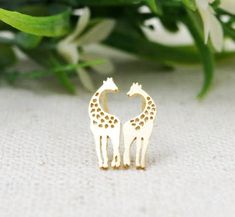 Giraffe Earrings Giraffe Earrings, Giraffe Jewelry, Mountain Jewelry, Cute Giraffe, Ocean Jewelry, Turtle Necklace, Alloy Earrings, Kids Necklace, Flower Hair Accessories