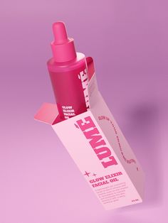 Lumé | Brand Identity & Packaging :: Behance Makeup Brand Ideas, Gen Z Skincare Packaging, Beauty Brand Identity Design, Coquette Packaging, Pink Packaging Design, Beauty Brand Identity, Metallic Packaging, Skincare Brand Identity, Cosmetics Packaging Design