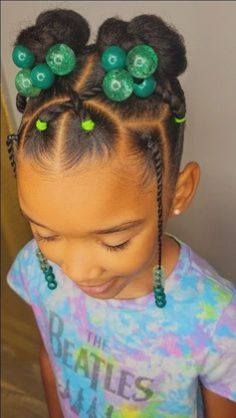 Natural Curls Style, Quick Hairstyle Natural Hair, Braids For Kids Black Natural Hair, Baby Hair Styles Black, Toddler Braid Styles Natural Hair, Protective Styles For Black Girls Kids, Kindergarten Picture Day Hair Black, Little Black Girls Hairstyles For Kids Natural, Hairstyles Little Kids Black