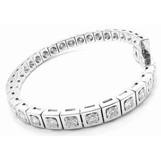 Authentic Cartier Tectonique 18k White Gold Diamond Tennis Bracelet       About Cartier: The company has a long and distinguished history of serving royalty, as well as stars and celebities. One Prince of Wales hailed Cartier as "Joaillier des Rois, Roi des Joailliers" (Jeweller to Kings, King of Jewellers"). Cartier received an order for 27 tiaras for the coronation of the future King. King Edward VII was crowned in 1902 and in 1904 he honoured the Company with the Royal warrant of supplier to Cartier Brilliant Cut Diamond Bracelet, Cartier Diamond Bracelet With Brilliant Cut, Cartier Fine Jewelry Diamond Bracelet With Brilliant Cut, Cartier Single-cut Diamond Bracelets, Classic Cartier Bracelets For Wedding, Cartier Round Bracelet With Single Cut Diamonds, Cartier Bracelets With Single Cut Diamonds, Cartier White Gold Jubilee Bracelet, Luxury Cartier Diamond Bracelet Brilliant Cut