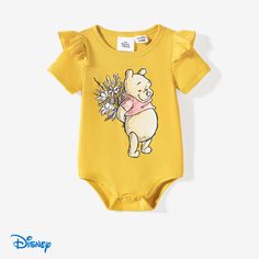 Disney Winnie the Pooh-inspired matching outfits for mom, daughter, and baby. Perfect for everyday wear with a touch of spring florals.
*Include 1 romper or 1 dress
* Soft and comfortable to wear
* Florals and Winnie the Pooh design elements
* Domestic product, reliable quality Winnie The Pooh Design, Disney Baby Clothes, Transparent Fabric, Mommy And Me Dresses, Vacay Outfits, Ruffle Romper, Disney Winnie The Pooh, Matching Family Outfits, Romper Dress