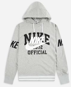 AUTHENTIC NIKE NSW TREND FRENCH TERRY HOODIE DD6168-060 BODY 100% COTTON RIB 98% COTTON 2% SPANDEX HOOD LINING 100% COTTON French Terry Hoodie, French Terry, Vest Jacket, Mens Accessories, Graphic Sweatshirt, Spandex, Mens Outfits, Nike, Sweatshirts