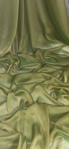 Two tone olive green cationic chiffon fabric This is olive green smooth sheer cationic chiffon It is 58 inches wide This is ideal for many projects like decorations, dress fabric, bridal fabric and many more uses for this fabric It is sold by the mtr if more than 1 mtr is bought it is sent in one continous length If you would like large quanitys in the fabric let me know All items are brand new and cut of a roll If you have any further questions please do not hesitate to ask thank you Olive Green Weddings, Crushed Velvet Fabric, Golden Green, Bridal Fabric, Vert Olive, Olive Green Color, Color Analysis, Olive Color, Green Aesthetic