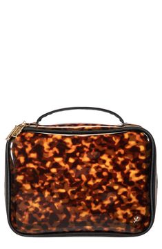 Stephanie Johnson Claire Miami Clearly Tortoise Jumbo Makeup Case | Nordstrom Jumbo Makeup, Tortoise Shell Print, Media Makeup, Stephanie Johnson, Product Storage, Shell Print, Shell Pattern, Christmas 2022, Pretty Bags