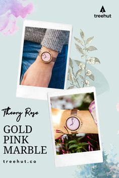 Follow your Theory. Dare to turn your ideas into reality. Designed by women for women, our Theory Collection is all at once delicate and confident. Natural marble stone framed with warm wood accents creates a bold face balanced with a slim band. Uniquely feminine. Unconventionally modern. #WomensWatches #WomensFashionAccessories Trendy Rose Gold Everyday Watches, Olive Theory, Metallic Mesh, Rose Gold Watches Women, Womens Watches Luxury, Zebra Wood, Rose Gold Pink, Watches Unique, Rose Gold Band