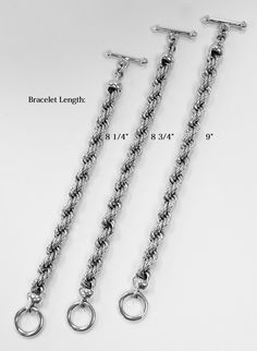 "925 Sterling Silver thick Rope Chain Bracelet Classic model, A timeless, unchangeable moderate design. High end, Handcrafted Silver smith work. made : 925 Genuine Sterling Silver (Not Silver plated, Nor silver coated) Solid, Twisted handcraft design. Length: 8 1/4 , 8 1/2 , 8 3/4 or 9\" Weight : approx. 57.9 g and up Rope Thickness: 10.5 mm (0.41 inch)" Classic Rope Chain Bracelet, Silver Jewelry Box, Monogram Ring, Thick Rope, Silver Chain Style, Silver Coat, Ring Photos, Rope Chain, Signet Ring