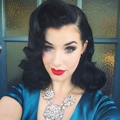 “BIG HAIR DON'T CARE! Retro Updo, Finger Wave Hair, Victory Rolls, Big Hair Dont Care, Rockabilly Hair, 2015 Hairstyles