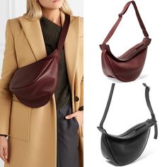 Free U.S. shipping. Style:  , color:Black, suite for season：Spring, Summer, Autumn ，Beach, Going out, Travel, Material PU, Black Hobo Crossbody Purse Women Fanny Pack Chest Bag Banana Bag, Designer Leather Handbags, Soft Leather Bag, Shoulder Sling, Kelly Bag, Waist Bags, Spring Women, Chest Bag, Half Moon