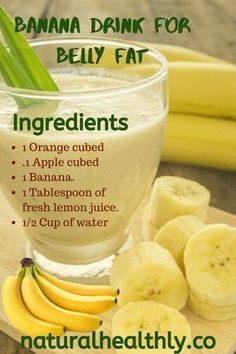 Banana Drinks, Smoothie King, Best Fat Burning Foods, Drinks Recipes, Fat Burning Drinks, Fat Burning Foods, Detox Drinks, Cider Vinegar