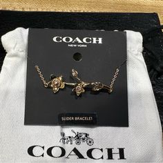 Good Coach Slider Bracelet Nwt Coach Adjustable Bracelet As Gift, Adjustable Coach Bracelets For Gift, Adjustable Coach Bracelets As Gift, Silver Coach Bracelet Gift, Silver Coach Bracelet As Gift, Silver Coach Bracelet For Gift, Silver Coach Bracelets As A Gift, Adjustable Silver Coach Bracelet, Coach Jewelry Bracelet Gift