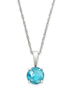 Simple and sophisticated style emanates from this stunning birthstone pendant collection in 14k gold. 14K gold or 14K white gold; varies by stone. Approximate length: 18". Approximate drop: 1/3". Lab Created Emerald, White Gold Necklaces, Birthstone Pendant, Mystic Topaz, Jewelry Repair, Sophisticated Style, Pink Sapphire, Online Jewelry, Blue Topaz