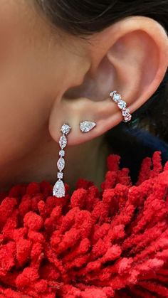 Diamond Bali, Magnolia Jewelry, Fred Leighton, Earrings Outfit, Diamond Shape Earrings