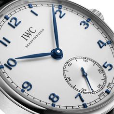 IWC Schaffhausen Portugieser Automatic 40 - IW358304 Watches Iwc Watches Pilot, Iwc Watches, Alligator, Stainless Steel Case, Time Piece, Leather Straps, Clock