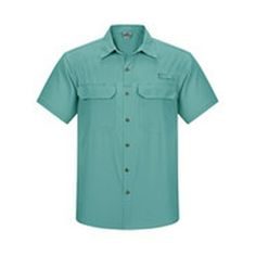 Breathable: Men's UPF50+ hiking shirt made of 100% polyester fabric. The short sleeve fishing shirt features lightweight air hole cooling technology keeping the breeze flowing in and the heat flowing out to help all-day cooling in the sun. UPF 50+ Sun Protection: The short sleeve hiking shirt blocks UVA and UVB rays to help prevent sunburns and long-term skin damage. The tight weave construction of men's quick dry fishing shirt offers lasting sun protection against the full spectrum of sunshine. Outdoor Short Sleeve Shirt With Pockets, Solid Color Short Sleeve Shirt With Pockets For Outdoors, Solid Short Sleeve Shirt With Pockets For Outdoor, Outdoor Tops With Pockets, Solid Shirt With Pockets For Outdoor Activities, Solid Color Button-up Shirt For Outdoor, Solid Color Button-up Outdoor Shirt, Solid Button-up Outdoor Shirt, Summer Camp Shirt With Pockets For Outdoor Activities