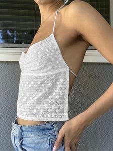 Open Back top Open Back Crop Top, Open Back Top, Summer Essential, Pictures Ideas, Flowy Tops, Hallows Eve, Back Design, Beauty Accessories, Summer Essentials