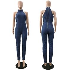 This simple chic halter jumpsuit is simply perfect!  Featuring a halter-top, a form-fitting feel and skinny legs.  This jumpsuit transitions easily from Spring to Summer to Fall & Winter ... pair with one of our cozy cardigans for the perfect Fall and Winter look. Pair with heels, wedges or boots to complete this f Female Jeans, Halter Jumpsuit, Gold Belt, Summer To Fall, Strapless Jumpsuit, Classy Casual Outfits, Cozy Cardigan, Classy Casual, Simple Chic