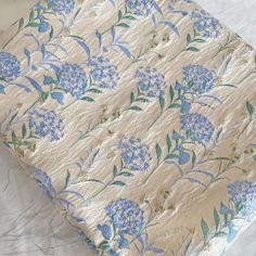 This is a beautiful jacquard fabric with a hydrangea design. The fabric has an embossed shimmer brocade pattern, which makes it look very elegant. It would be designed specifically for making dresses, skirts, or blouses. Color: hydrangea Width:56.7inches/144cm The listing is for 1 yard, for more quantity, we will send you an uncut piece. If purchase more, please feel free to contact us for a wholesale price❤ Disclaimer of Photos: The photo may differ from the actual product due to reproduction limitations of the photograph and limitations of viewing photos at different resolutions, hue, brightness, contrast, and other screen variations. Due to these limitations, photos may not provide a perfect match to the actual product received. Please convo us if you have any questions. Enjoy shopping Hydrangea Design, Making Dresses, Brocade Pattern, Embossed Fabric, Fabric Sewing Patterns, Upholstery Diy, Floral Jacquard, Gold Embroidery, Fabric Bags