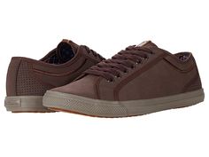 Ben Sherman Chandler Lo - Men's Lace up casual Shoes : Brown : Live it up in this comfortable Ben Sherman Chandler Lo sneaker. Comfortable fabric upper with single red eyelet detail. Casual lace-up. Breathable fabric lining. Lightly padded fabric insole. Flexible synthetic sole. Imported. Measurements: Weight: 13 oz Product measurements were taken using size EU 44 (US Men's 11), width M. Please note that measurements may vary by size. Weight of footwear is based on a single item, not a pair. Sporty Slip-on Fabric Sneakers, Lace-up Synthetic Canvas Shoes With Cushioned Footbed, Lace-up Canvas Shoes With Cushioned Footbed, Casual Brown Lace-up Canvas Shoes, Sporty Fabric Sneakers With Round Toe, Textile Lace-up Sneakers With Textured Sole, Brown Lace-up Canvas Shoes, Low-top Textile Sneakers With Speckled Midsole, Low-top Fabric Sneakers For Sports