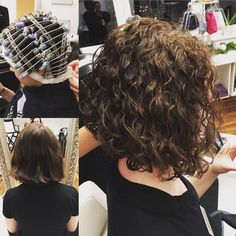 Lob Haircut, Curly Bob Hairstyles, Permed Hairstyles, Trending Hairstyles, Modern Hairstyles, Curly Hair Cuts, Short Curly Hair