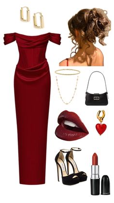 Fashion Magazine Layout, Everyday Fashion Outfits, Stylish Work Outfits, Grad Dresses, Red Outfit, Fancy Outfits, Polyvore Outfits, Chic Dress, Casual Fits