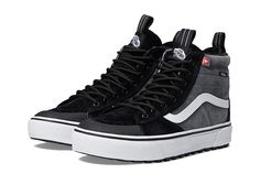 Vans SK8-Hi(r) MTE-2 - Shoes : Pewter/Black : Don't let anything stand between you and your next adventure in the Vans SK8-Hi MTE-2. Traditional lace-up closure in a round toe silhouette. The brand new All-Trac outsole rubber compound provides flexible, true all-weather grip that significantly aides in overall traction on all kinds of surfaces. The zonal Primaloft Insulation package uses a high-quality microfiber thermal insulation system to mimic the warmth-providing properties of down, keeping Vans Sk8 Hi, Apple Watch Faces, Sk8 Hi, Vans High Top Sneaker, Thermal Insulation, Vans Sk8, Watch Faces, Product Reviews, Don't Let