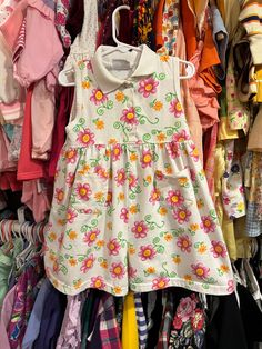 Vintage 1990's floral romper for 4T. Fantastic condition.  Length: 20 in. Spring Cotton Jumpsuits And Rompers For Playwear, Spring Playwear Jumpsuits And Rompers, Spring Floral Print Romper For Playtime, Floral Print Spring Jumpsuit For Playtime, Spring Floral Print Jumpsuits And Rompers For Playtime, Spring Floral Print Jumpsuit For Playtime, Playful Floral Print Jumpsuits And Rompers For Spring, Playful Cotton Floral Print Jumpsuit, Playful Cotton Floral Print Jumpsuits And Rompers