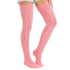 PRICES MAY VARY. Materials and Features——Our extra long leg winter thermal socks arctic fleece is composed polyester, which is warmer, lighter and softer than 100% acrylic material, long-lasting comfort for you enjoy more Size——Socks have 8.66 inches * 24.4 inches. Please pay attention to the size you ordered. The length is enough to make you feel warm and relaxed in winter Matching and Occasion——This winter stockings can be paired with snow boots, women's leather shoes, winter cotton skirts, et Cozy Comfortable Knee-high Socks For Stocking Stuffers, Cozy Knee-high Winter Stockings, Cozy Knee-high Socks For Stocking Stuffers, Trendy Pink Knee-high Socks For Winter, Fitted Full-length Winter Stockings, Pink Knee-high Leg Warmers For Winter, Knee-high Pink Leg Warmers For Winter, Pink Knee-high Socks As Stocking Stuffer For Winter, Knee-high Socks For Winter Stocking Stuffer