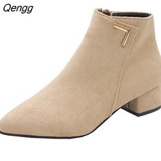 Shipping: Worldwide Express Shipping AvailableDelivery time: 7-15Days Fast ShippingReturns: Fast refund, 100% Money Back Guarantee.Brand Name: comemoreBoot Type: BasicShaft Material: PUOutsole Material: RubberUpper Material: PUOrigin: Mainland ChinaSeason: WinterInsole Material: PUHeel Type: Square heelLining Material: Cotton FabricBoot Height: ANKLEItem Type: BootsFashion Element: BlingDepartment Name: AdultToe Shape: Pointed ToeHeel Height: Med (3cm-5cm)With Platforms: YesPlatform Height: 3-5c Boots Gefüttert, Low High Heels, Winter Chelsea Boots, Sneaker High Heels, Spring Shoes Women, Ankle Boots With Jeans, Boots Thick, Boots Vintage, Boots Casual