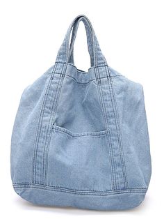 Indulge in the timeless elegance of our Vintage Solid Denim Spliced Shoulder Bag Handbag. Crafted with premium denim and featuring a unique spliced design, this bag effortlessly combines style and functionality. Perfect for any occasion, it's the perfect accessory to elevate your look. Item Code: 7557473763390 Material: Canvas Pattern: Solid Highlight: Spliced.Large Capacity Size: 52*19.5*33cm Large Capacity Denim Shoulder Bag In Blue, Denim Blue Shoulder Bag With Large Capacity, Large Capacity Denim Canvas Bag For Daily Use, Large Capacity Denim Bag, Large Capacity Denim Satchel, Denim Tote Shoulder Bag With Zipper Closure, Denim Shoulder Bag With Double Handle For Daily Use, Rectangular Denim Satchel For Daily Use, Denim Blue Bags For Daily Use